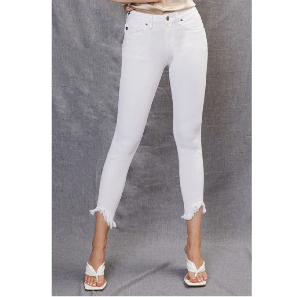 Nwt KanCan High Rise Ankle Skinny Distressed Jeans size 3/25